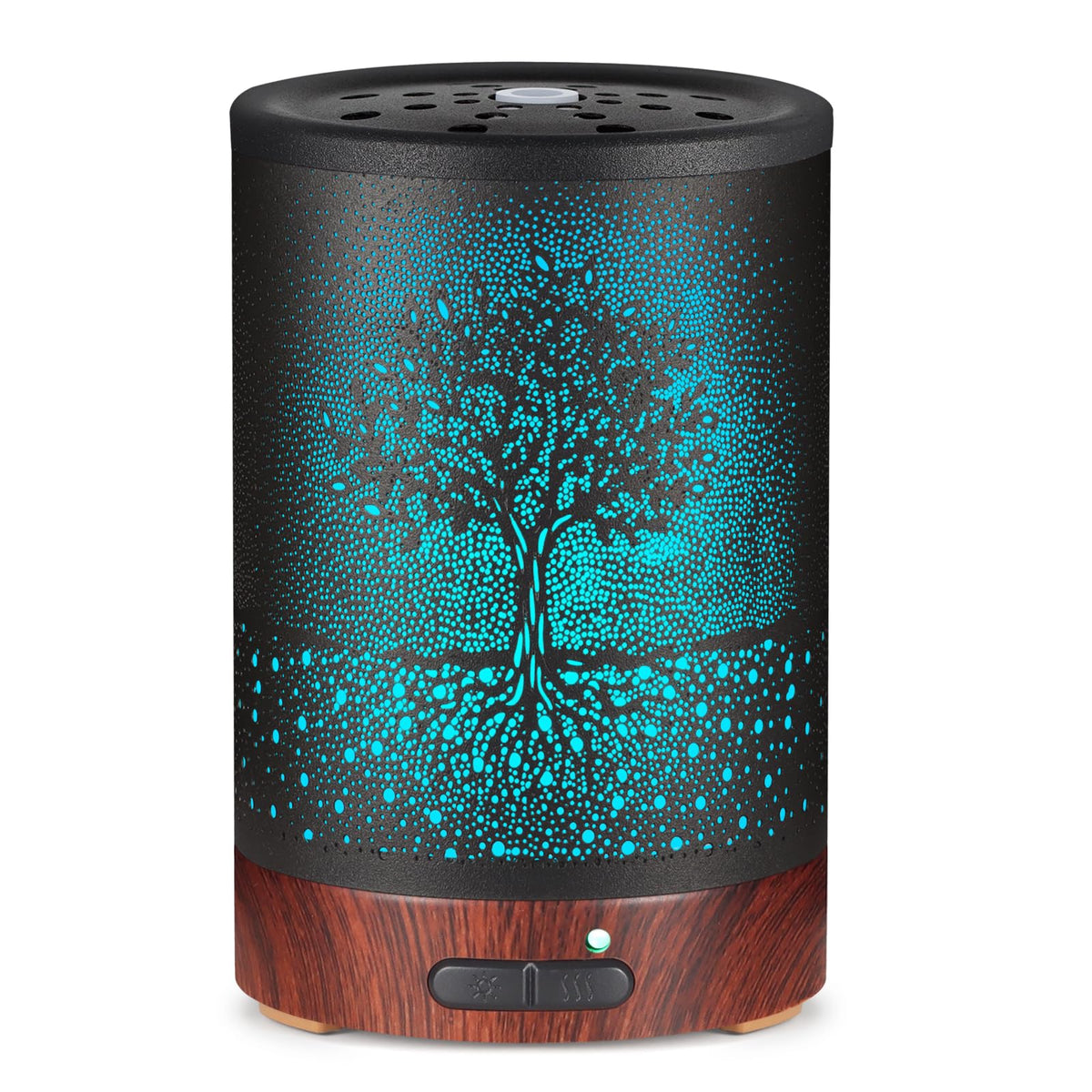 Essential Oil Diffuser – Metal Cool Mist Aromatherapy (Tree Design)