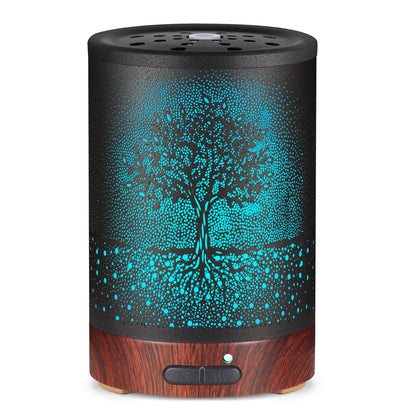 Essential Oil Diffuser – Metal Cool Mist Aromatherapy (Tree Design)