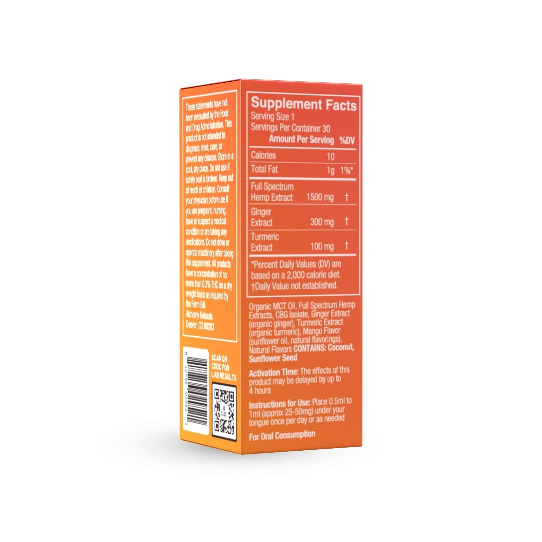 6 Pack: Alchemy Naturals CBD Relief Oil (1500mg)