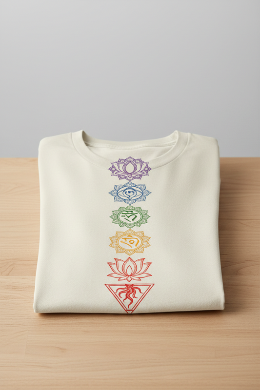 Chakra Alignment Tee – Seven‑Symbol Energy Balance Design