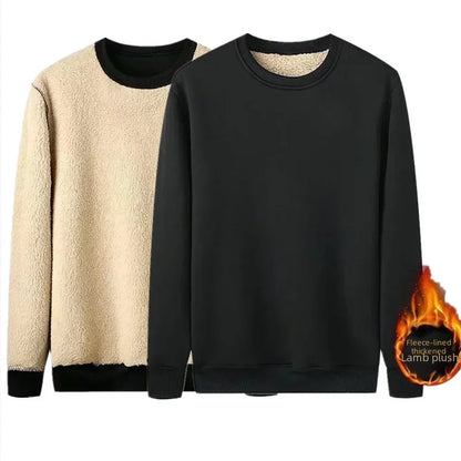 Camiseta Térmica Polar Hombre: Estilo Coreano Otoño/Invierno