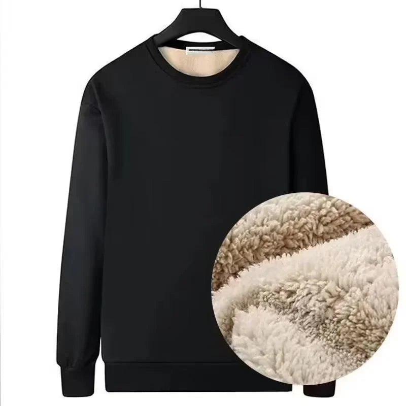 Camiseta Térmica Polar Hombre: Estilo Coreano Otoño/Invierno